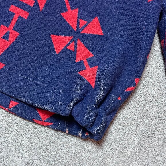 Pendleton Vintage Western Virgin Wool Blanket Coat Jacket Navajo Aztec Medium - Picture 7 of 10